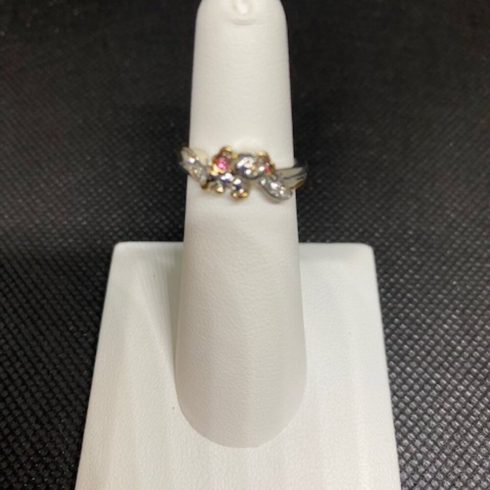 "Never Forget I Love You" Size 5 Sterling Silver  Elephant Ring